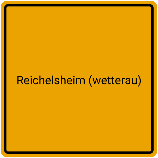 Meldebestätigung Reichelsheim (Wetterau)